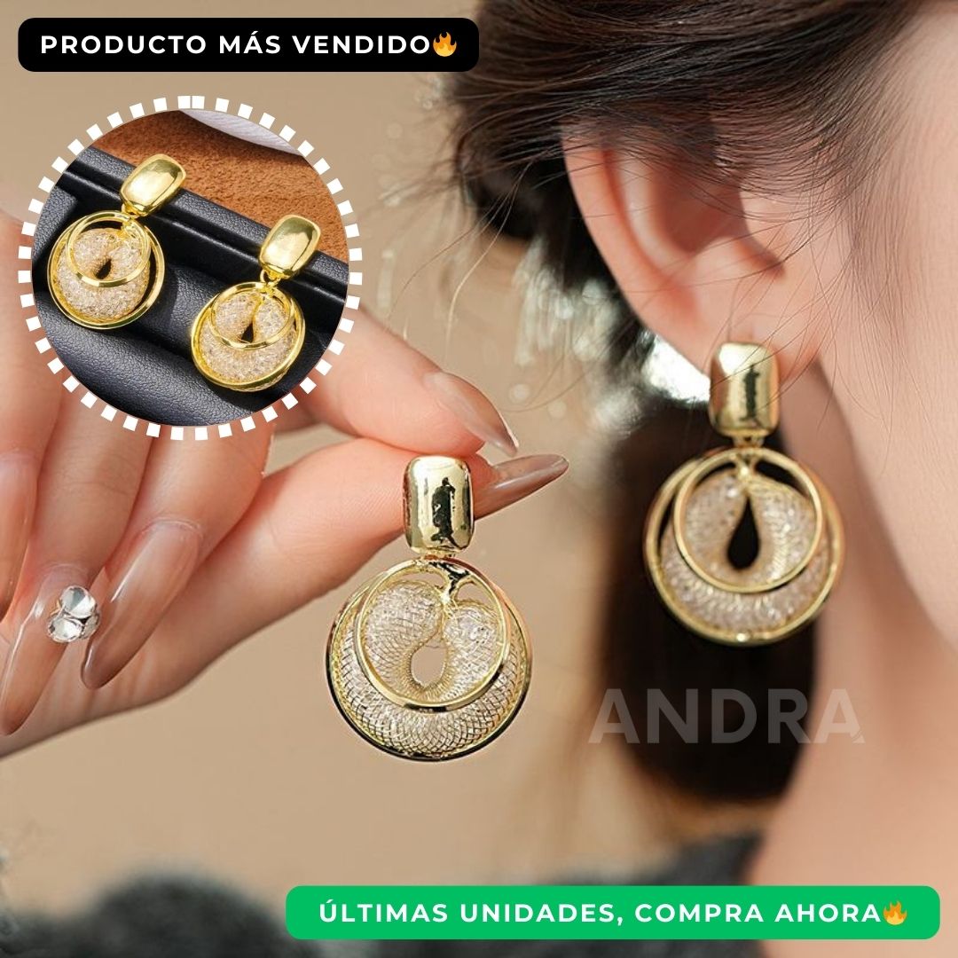Aretes Aro Dorado
